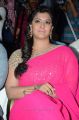 Varalakshmi Photos in Pink Saree at Madha Gaja Raja Audio Launch