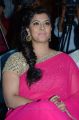 Varalakshmi Photos in Pink Saree at Madha Gaja Raja Audio Launch