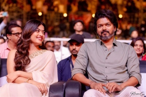 Rashmika, Vijay @ Varisu Audio Launch Stills