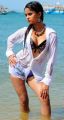 Actress Varsha Spicy Photos in Beach