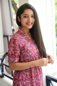 Actress Varsha Bollamma Pictures @ Stand Up Rahul Movie Interview