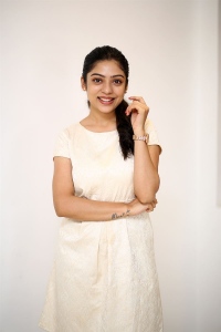 Actress Varsha Bollamma Latest Pics @ Swathimuthyam Movie Interview