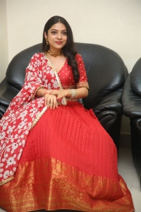 Actress Varsha Bollamma Images @ Swathimuthyam Pre Release