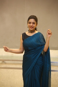 Actress Varsha Bollamma Saree Pics @ Swathimuthyam Success Meet