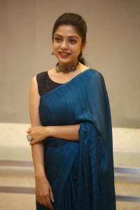 Actress Varsha Bollamma Saree Pics @ Swathimuthyam Success Meet