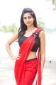 Actress Varshini Sounderajan Red Saree Photoshoot Pictures