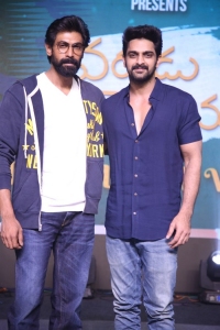 Rana Daggubati, Naga Shaurya @ Varudu Kaavalenu Movie Trailer Launch Stills