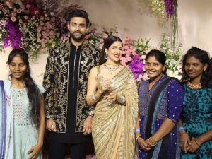 Varun Tej Lavanya Tripathi Wedding Reception Photos