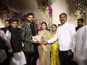 Varun Tej Lavanya Tripathi Wedding Reception Photos