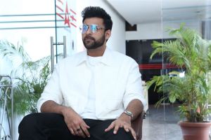 Actor Varun Tej Pictures @ Operation Valentine Interview