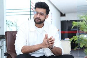 Actor Varun Tej Pictures @ Operation Valentine Interview