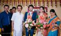 MK Stalin at Vasanth Rishitha Wedding Reception Stills