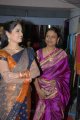 Anchor Chitralekha in Saree at Vastra Varanam Exhibition Launch Stills