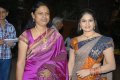 Anchor Chitralekha in Saree at Vastra Varanam Exhibition Launch Stills