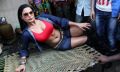 Actress Veena Malik visits Kamathipura Photos