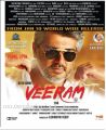 Actor Ajith in Veeram Movie Release Posters