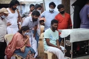 S.Aishwarya, Jai, Suseenthiran @ Veerapandiyapuram Movie Shooting Spot Stills