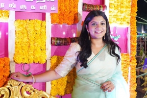 Aparna Balamurali @ Veetla Vishesham Audio Launch Stills