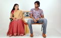 S.Sathish, Deepti Nambiar in Vellai Kagitham Movie Stills