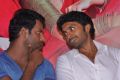 Vishal, Vikram Prabhu @ Vellaikara Durai Movie Audio Launch Stills