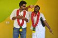 Mahesh, Ganja Karuppu in Velmurugan Borewells Tamil Movie Stills