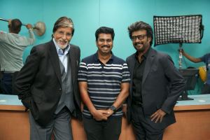 Amitabh Bachchan, T.J.Gnanavel, Rajinikanth in Vettaiyan Movie HD Images