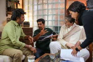 Rajinikanth, T.J.Gnanavel, Amitabh Bachchan in Vettaiyan Movie HD Images