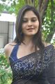 Actress Vibha Natarajan Hot Blue Saree Photos