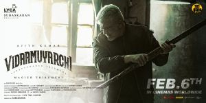 Ajith Kumar VidaaMuyarchi Release Poster HD