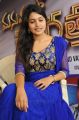 Telugu Actress Vidharsha Photos in Blue Churidar