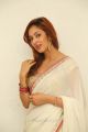 Actress Vidisha Sharma in White Net Saree Photos
