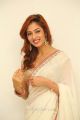 Actress Vidisha Photos in White Net Saree