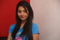 Tamil Actress Vidya Pradeep Images in Blue T-Shirt