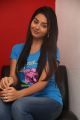 Tamil Actress Vidya Pradeep Images in Blue T-Shirt