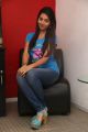 Tamil Actress Vidya Pradeep Images in Blue T-Shirt