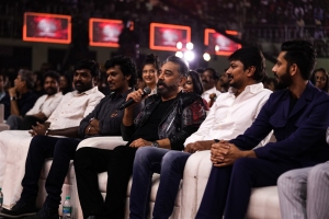 Vijay Sethupathi, Lokesh Kanagaraj, Kamal Haasan, Udhayanidhi Stalin, Silambarasan TR, Anirudh @ Vikram Movie Audio Launch Stills