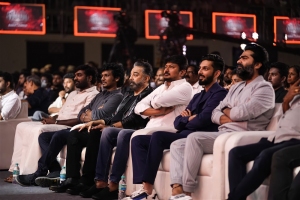 Vijay Sethupathi, Lokesh Kanagaraj, Kamal Haasan, Udhayanidhi Stalin, Silambarasan TR, Anirudh @ Vikram Movie Audio Launch Stills