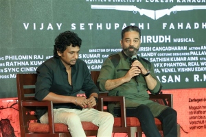 Lokesh Kanagaraj, Kamal Haasan @ Vikram Movie Press Meet Stills