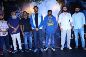 V. Vijayendra Prasad, Kiccha Sudeep,Ram Gopal Varma, Akhil Akkineni, Anup Bhandari @ Vikrant Rona Trailer Launch Stills