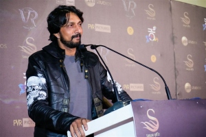 Sudeep @ Vikrant Rona Trailer Launch Stills