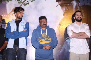 Kiccha Sudeep,Ram Gopal Varma, Akhil Akkineni @ Vikrant Rona Trailer Launch Stills