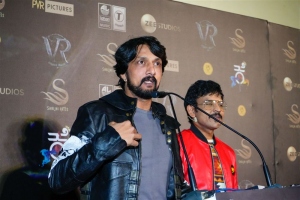 Kiccha Sudeep @ Vikrant Rona Trailer Launch Stills