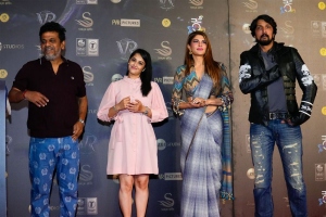 Shivarajkumar, Jacqueline Fernandez, Kiccha Sudeep @ Vikrant Rona Trailer Launch Stills