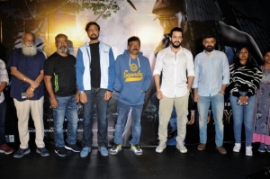 V. Vijayendra Prasad, Kiccha Sudeep,Ram Gopal Varma, Akhil Akkineni, Anup Bhandari, Shalini Jack Manju @ Vikrant Rona Trailer Launch Stills