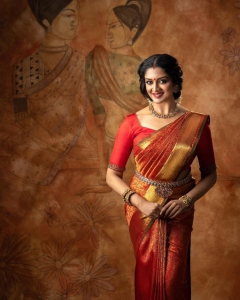 Actress Vimala Raman Latest Saree Photoshoot Images
