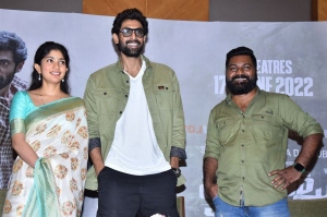 Sai Pallavi, Rana Daggubati, Venu Udugula @ Virata Parvam Movie Press Meet Vizag Photos