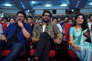 Venkatesh, Rana Daggubati, Sai Pallavi @ Virata Parvam Pre Release Event Stills