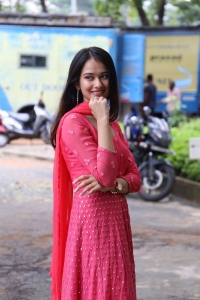 Kotha Kothaga Movie Actress Virti Vaghani Pink Dress Pics