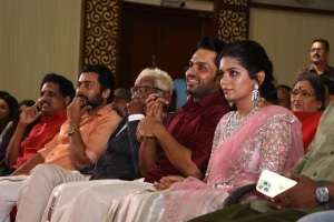 Suriya, P.Bharathiraja,, Karthi, Aditi Shankar @ Viruman Movie Audio Launch Stills