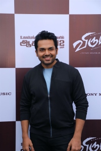 Actor Karthi @ Viruman Movie Press Meet Stills